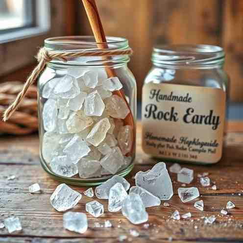 Homemade Rock Candy - Sweet Sugar Crystals DIY